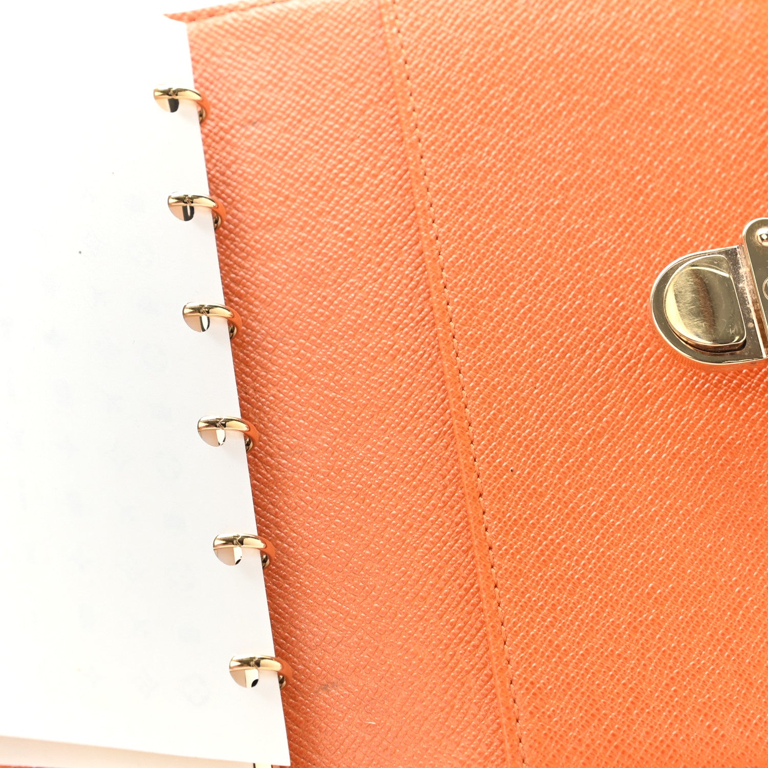 Louis Vuitton Monogram Koala Small Ring Agenda PM Orange 9 of 15