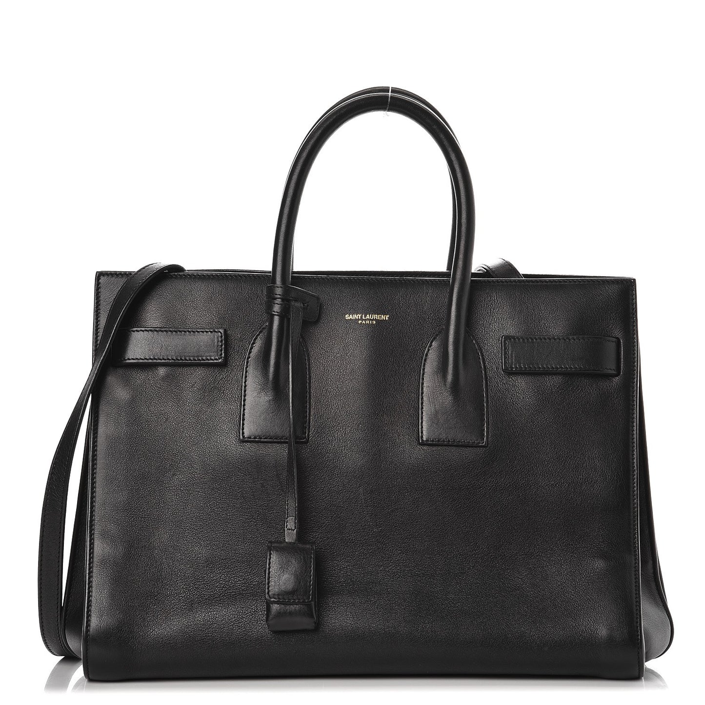 Calfskin Small Sac De Jour Black