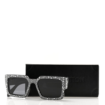 Louis Vuitton Acetate LV Clash Pearls & Strass Sunglasses Z2396W Black 8 of 8