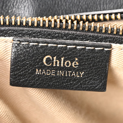 Chloe Suede Calfskin Small Faye Backpack Black 6 of 10