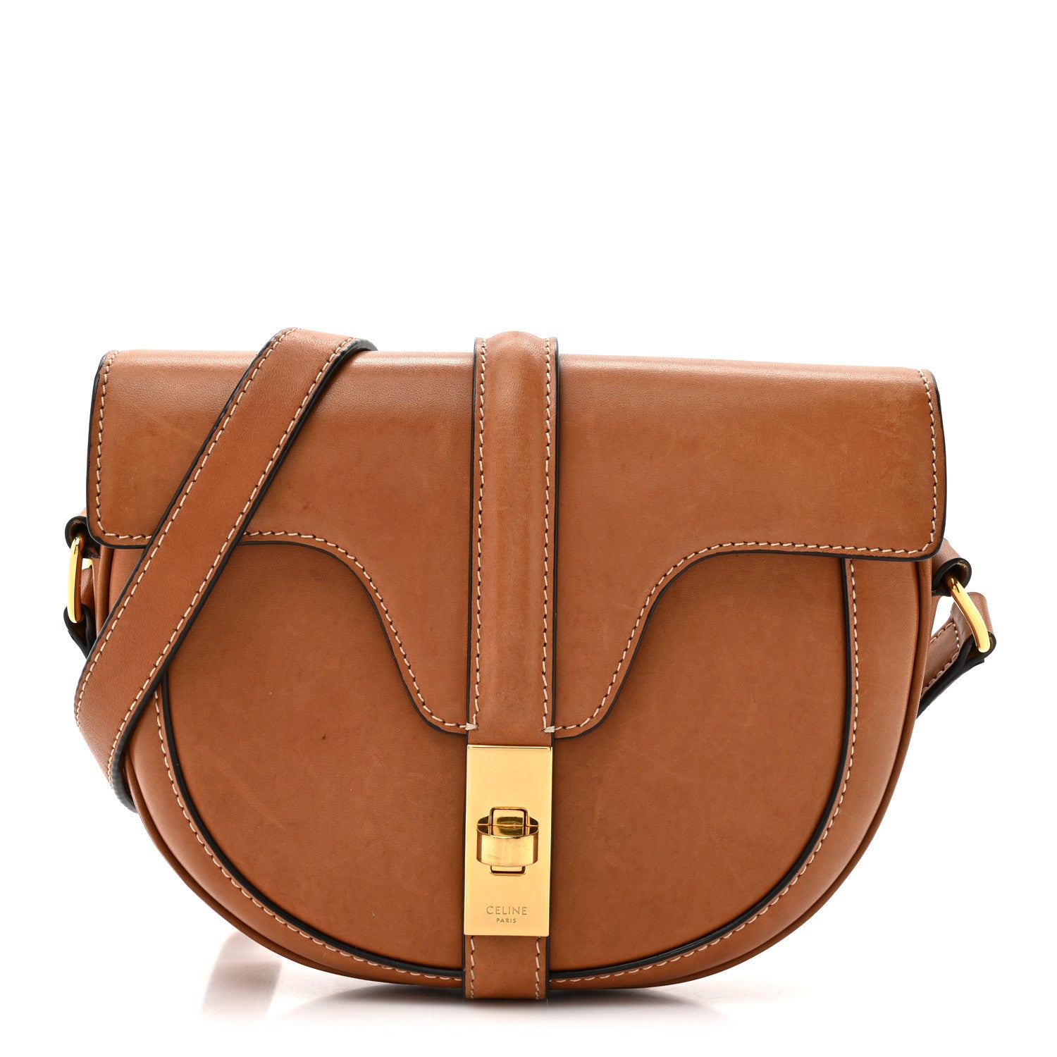 Celine Natural Calfskin Besace Small 16 Tan 1856468 – FASHIONPHILE