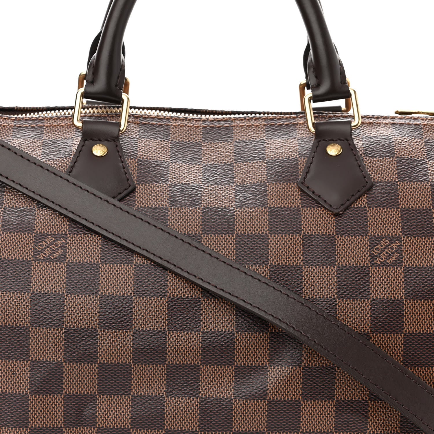 Louis Vuitton Damier Ebene Speedy Bandouliere 30 7 of 10