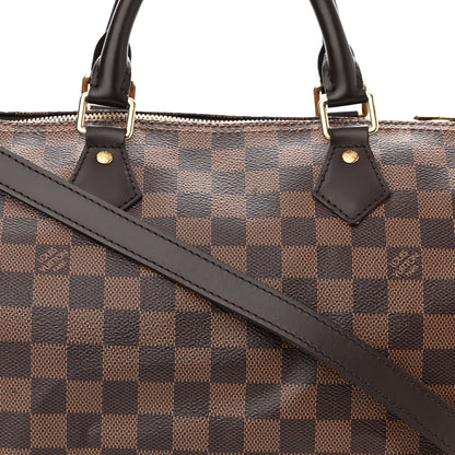 Louis Vuitton Damier Ebene Speedy Bandouliere 30 7 of 10