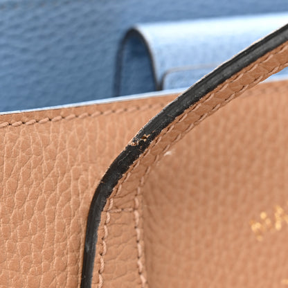 Gucci Dollar Calfskin Small Swing Tote Camelia Mineral Blue 12 of 15