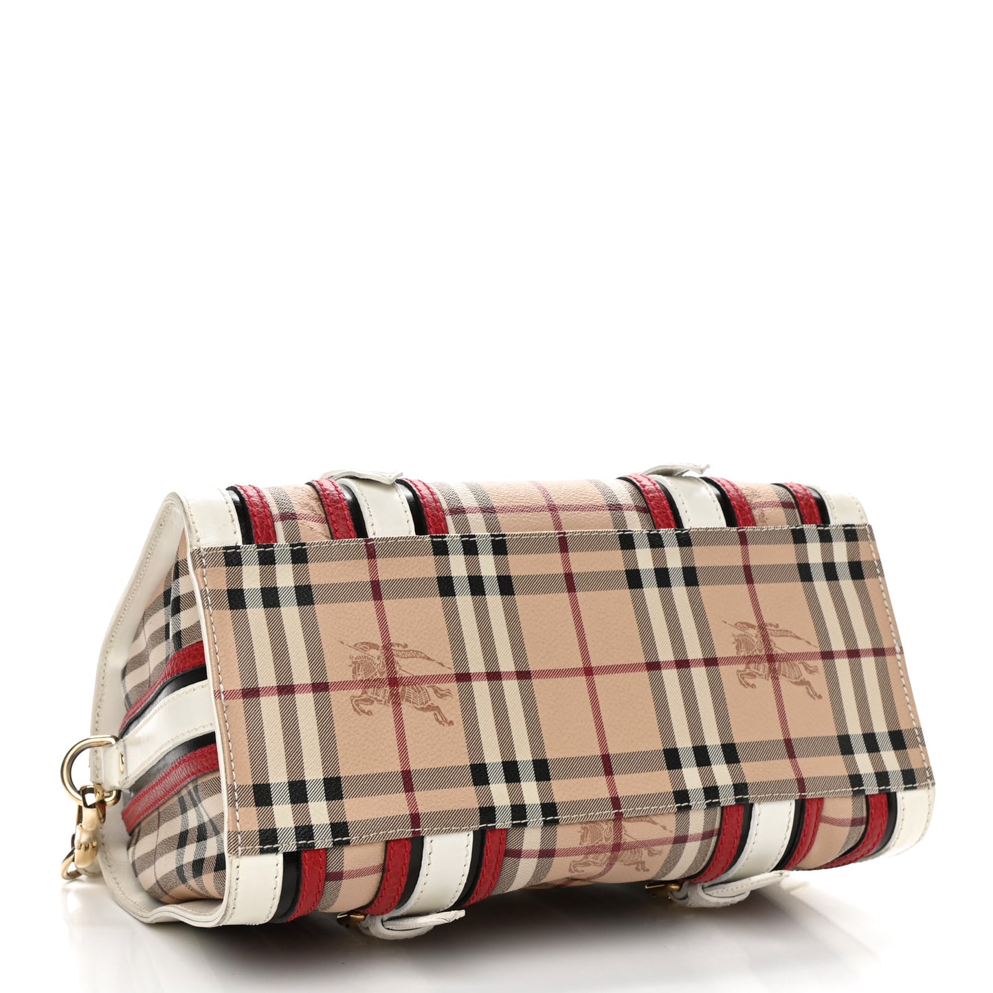 Haymarket Check Medium Alchester Bowling Bag White Military Red
