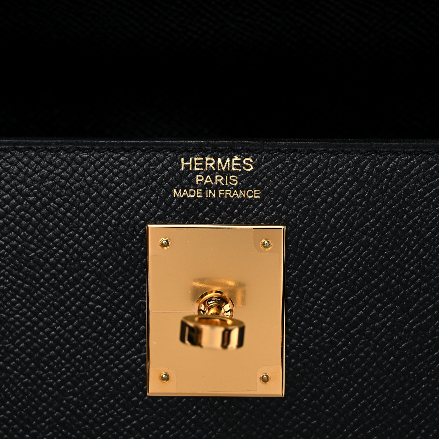 Hermes Epsom Kelly Sellier 32 Black 6 of 9