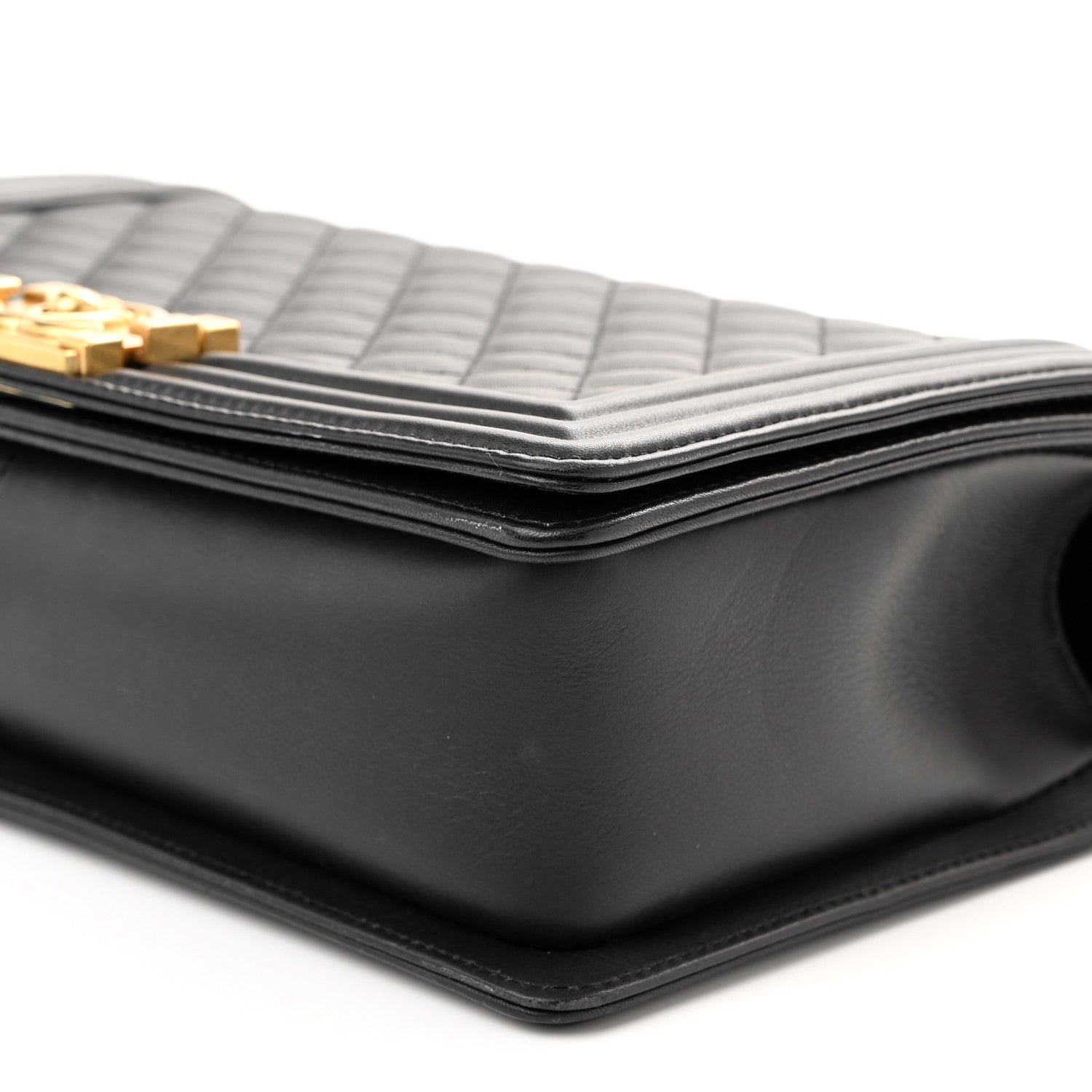 Chanel Calfskin Quilted New Medium Boy Flap Black 10 of 10