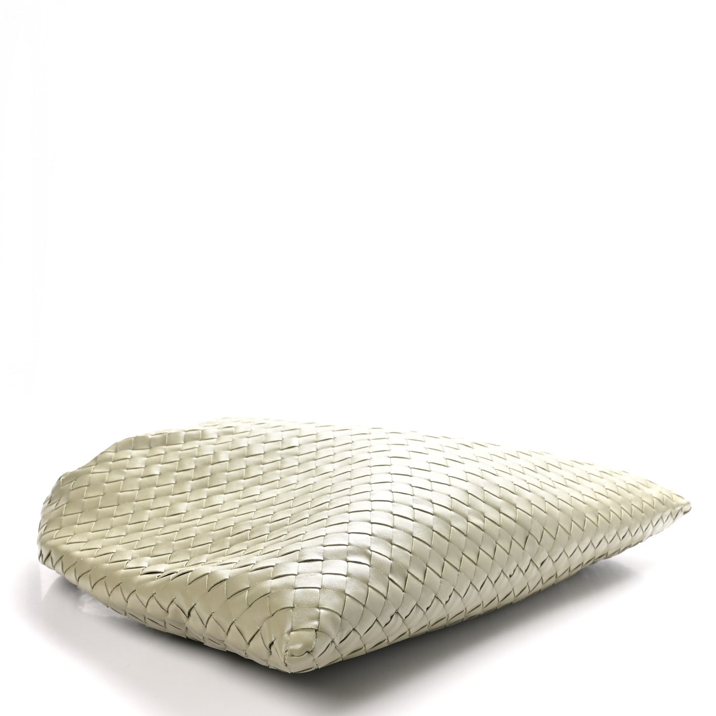 Calfskin Intrecciato Large Hop Travertine