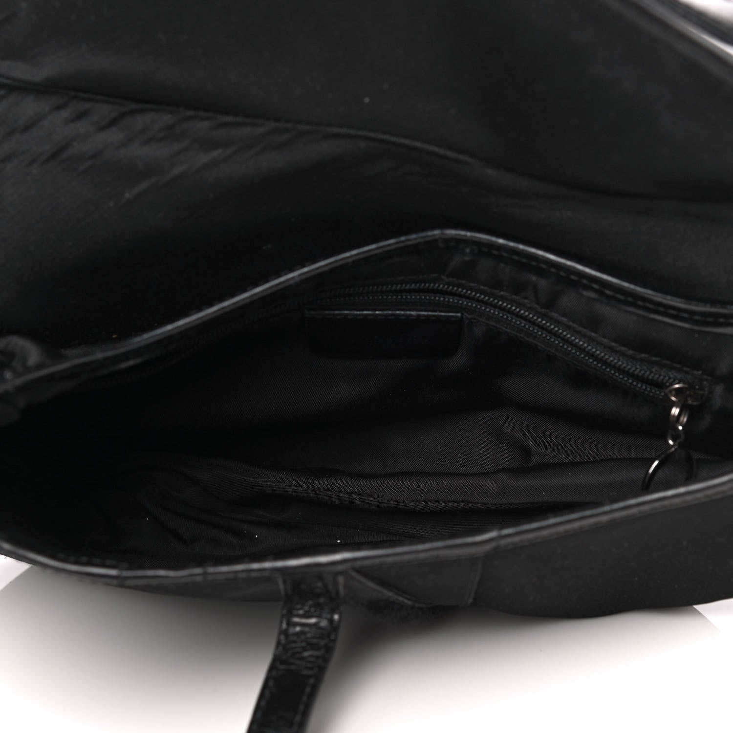 Christian Dior Nylon Saddle Bag Black 4 of 9
