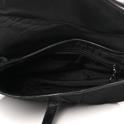 Christian Dior Nylon Saddle Bag Black 4 of 9