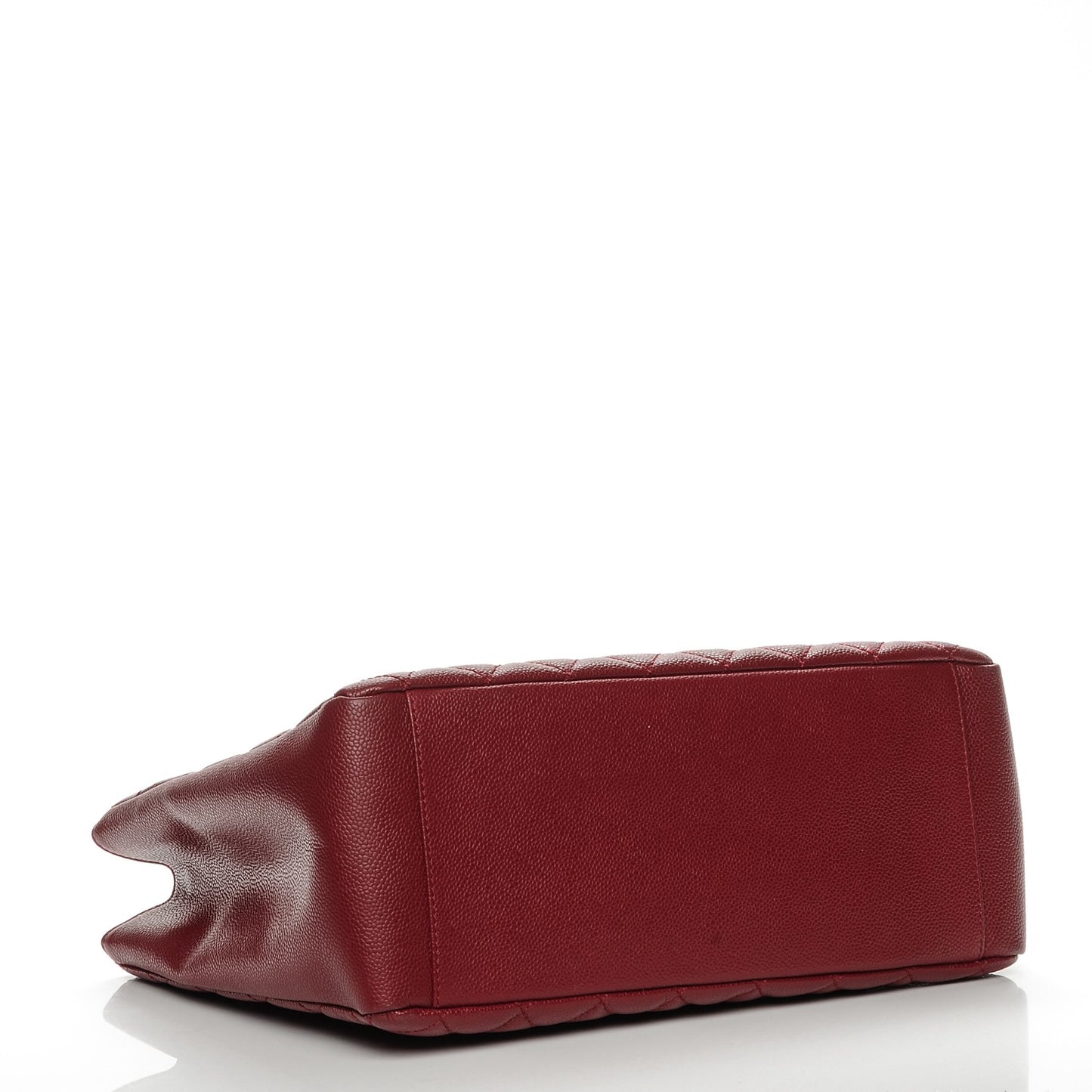 Caviar Quilted Grand Shopping Tote GST Red