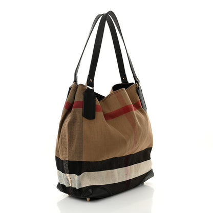Burberry Canvas Mega Check Medium Maidstone Black 4 of 11