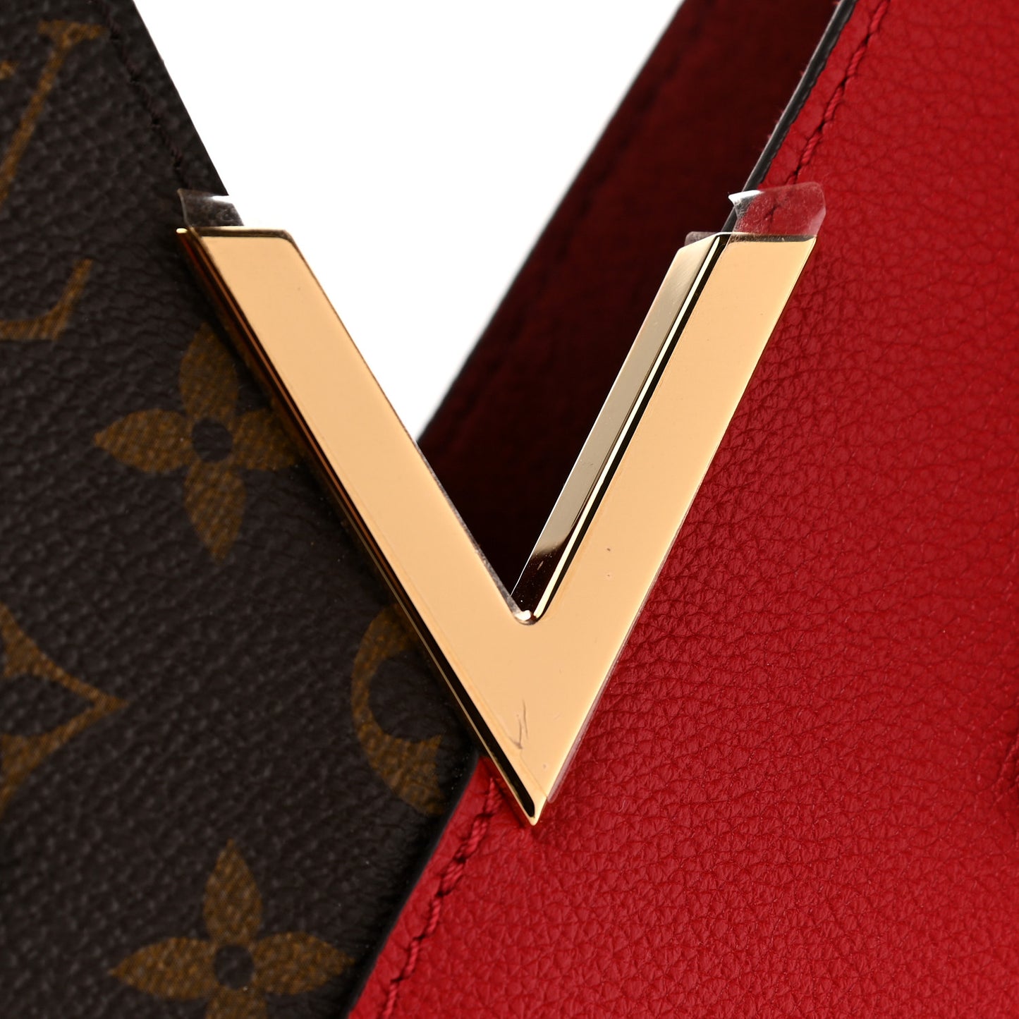 Calfskin Monogram Kimono Tote Cherry