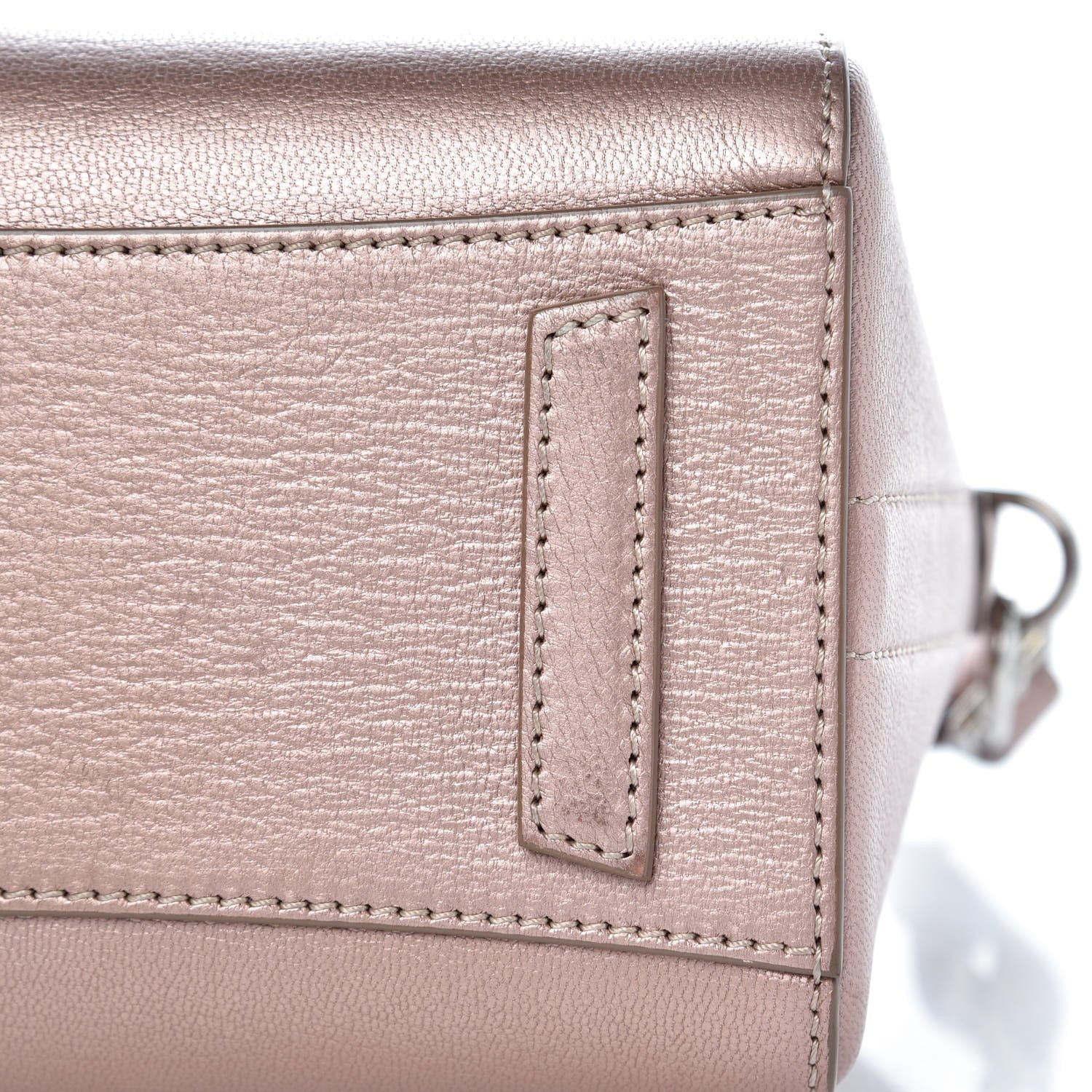 Givenchy Metallic Sugar Goatskin Mini Antigona Light Pink 8 of 10