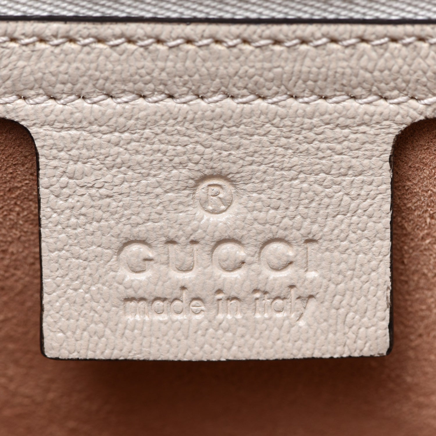 Gucci GG Supreme Monogram Calfskin Small Padlock Messenger Shoulder Bag Beige Mystic White Sun Oil 8 of 13