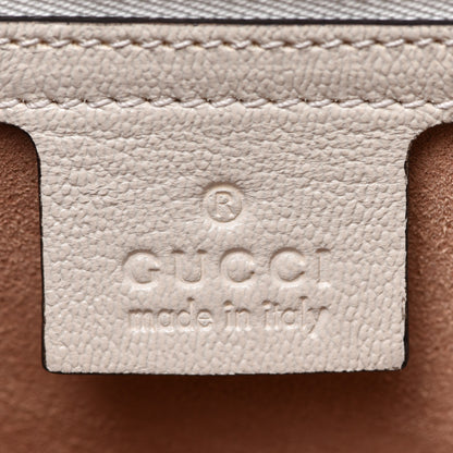 Gucci GG Supreme Monogram Calfskin Small Padlock Messenger Shoulder Bag Beige Mystic White Sun Oil 8 of 13