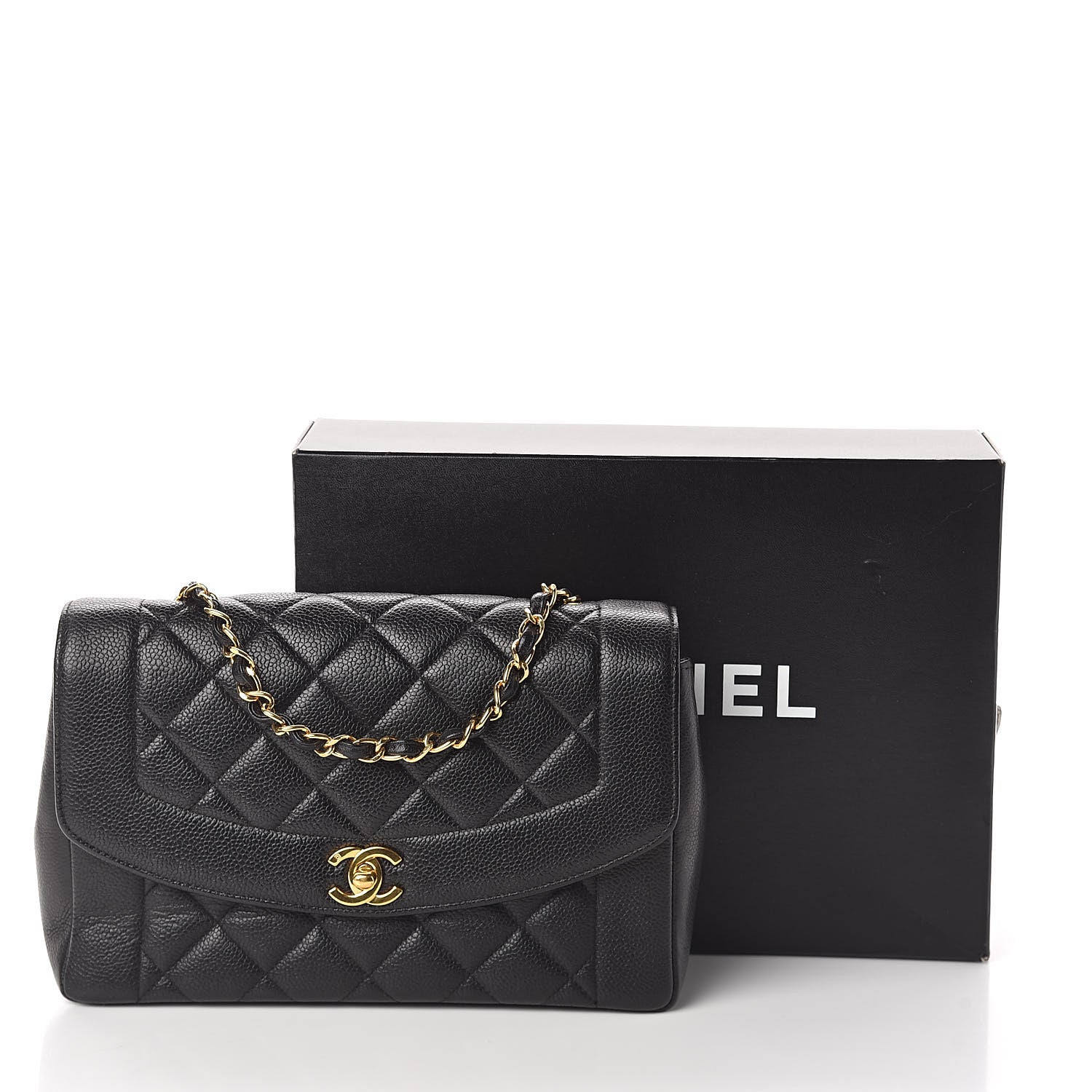 Chanel Caviar Quilted Medium Single Flap Black 11 of 11