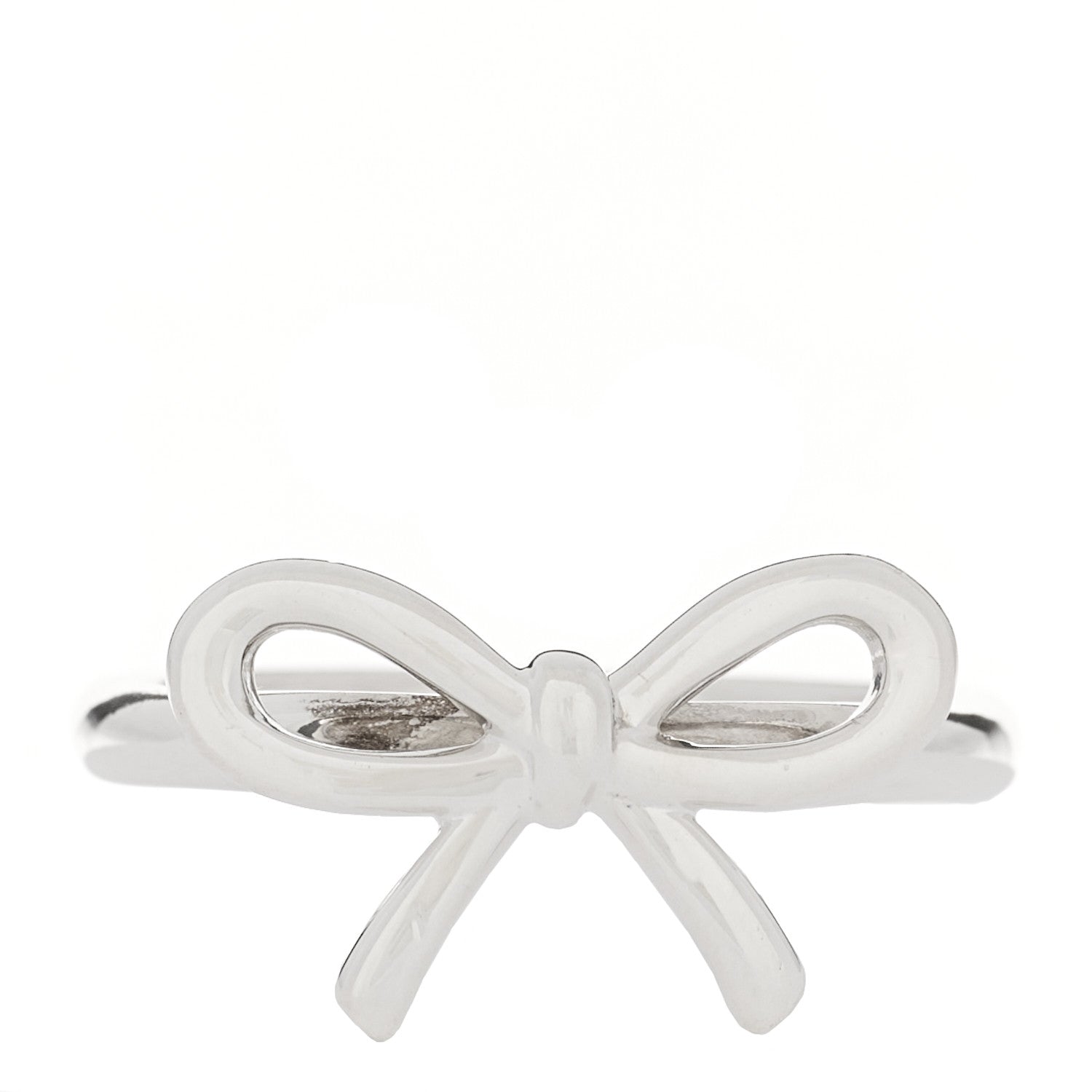 Tiffany Sterling Silver Bow Ring 49 5 1 of 5