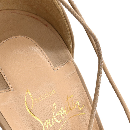 Christian Louboutin Nappa Starouchi 100 Sandal 37.5 Nude 8 of 9