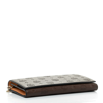 MCM Calfskin Ottomar Wallet On Chain Chestnut 4 of 7