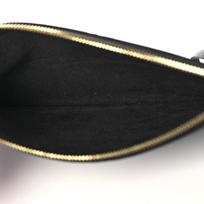 Louis Vuitton Empreinte Monogram Giant Neverfull MM Pochette Black 5 of 7