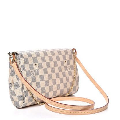 Louis Vuitton Damier Azur Favorite MM 3 of 10