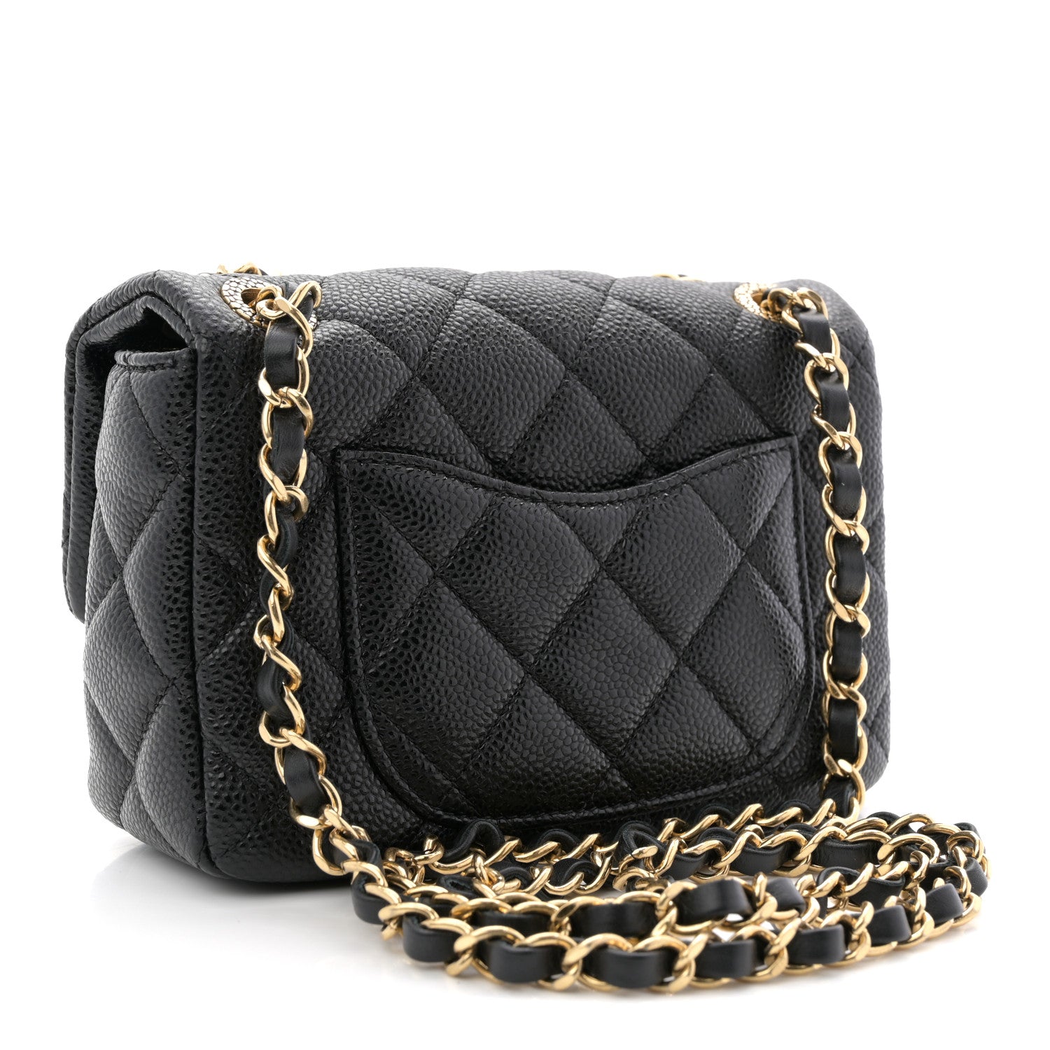 Chanel Grained Lambskin Quilted Mini Flap Black 3 of 11