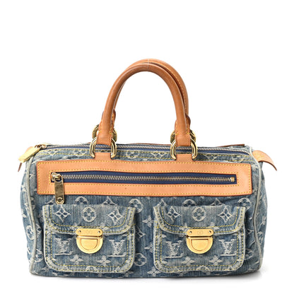 Louis Vuitton Monogram Denim Neo Speedy Blue 1 of 9