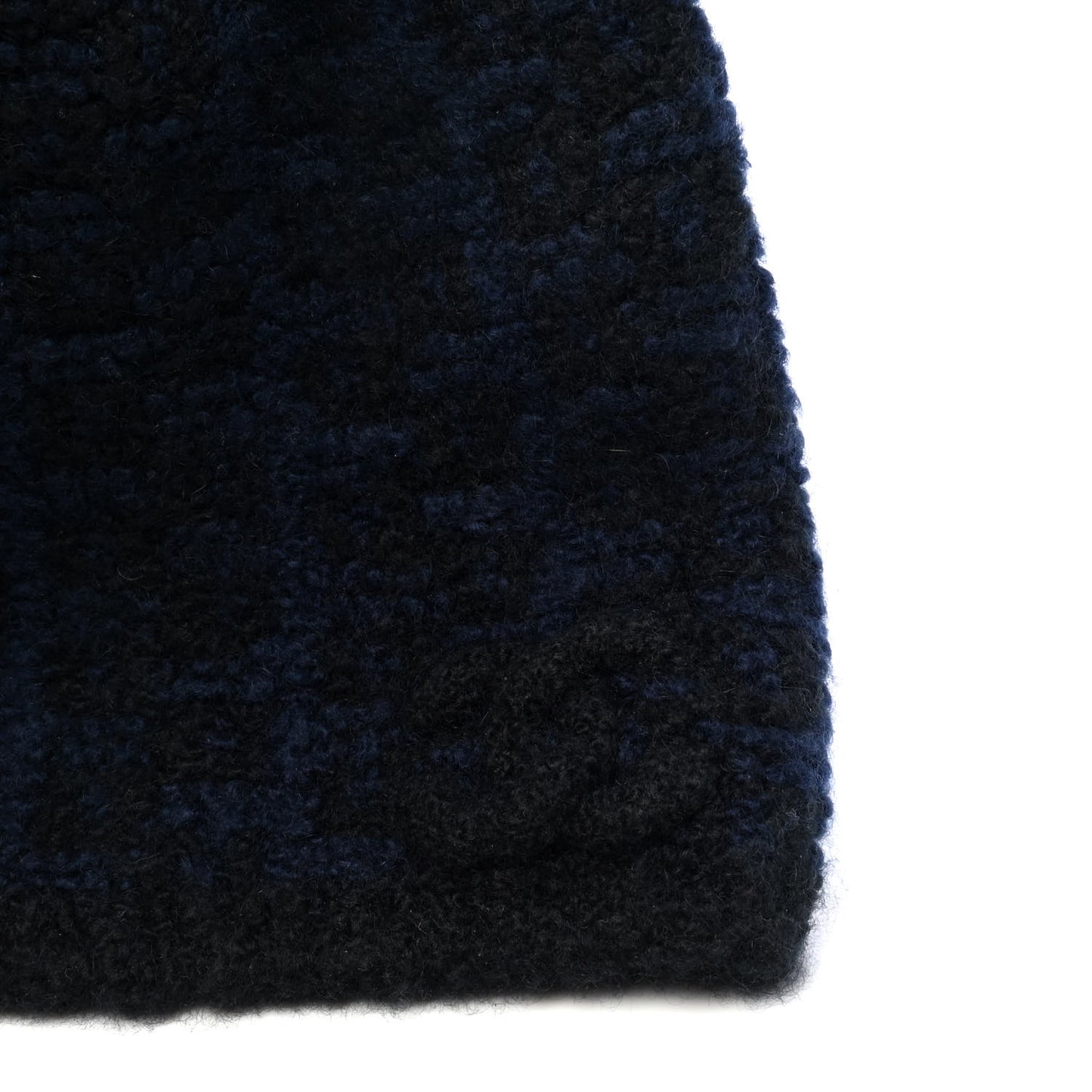 Cashmere Blend CC Beanie Hat Black Dark Blue