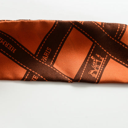 Hermes Silk Bolduc Twilly Orange 9 of 10