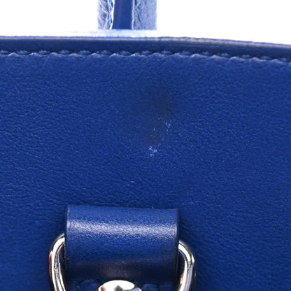 Saint Laurent Grained Calfskin Baby Sac De Jour Flash Blue 11 of 14