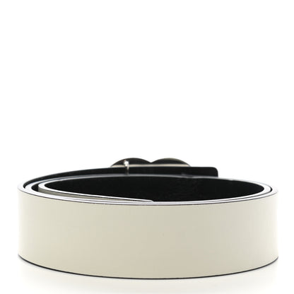 Chanel Patent Calfskin CC Reversible Belt 90 Black White 4 of 13