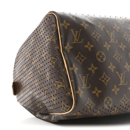 Louis Vuitton Monogram Perforated Speedy 30 Orange 9 of 12