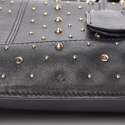 Alexander McQueen Calfskin Studded Padlock Backpack Black 11 of 14
