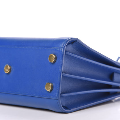 Saint Laurent Calfskin Nano Sac De Jour Royal Blue 7 of 10