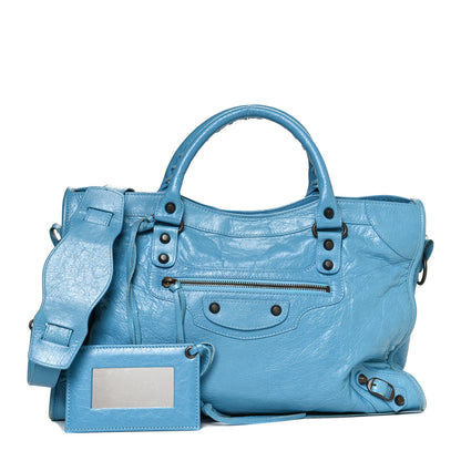 Balenciaga Agneau Classic Hardware City Bleu Azur Clair 1 of 10