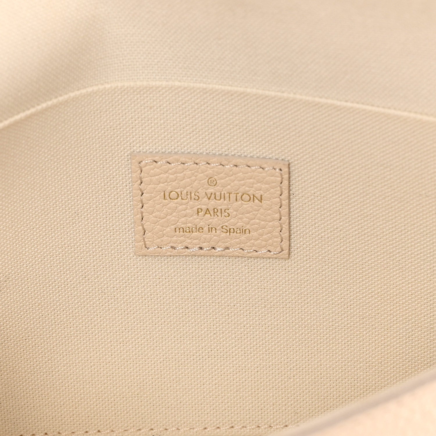 Louis Vuitton Empreinte Monogram Giant By The Pool Felicie Pochette Chain Wallet Creme Rose Trianon 8 of 18