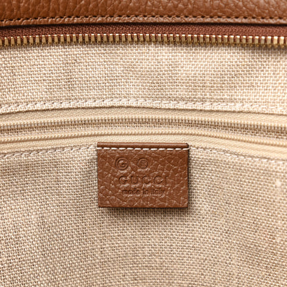 Gucci Monogram Medium Bree Zippered Tote Beige Tabacco 8 of 11
