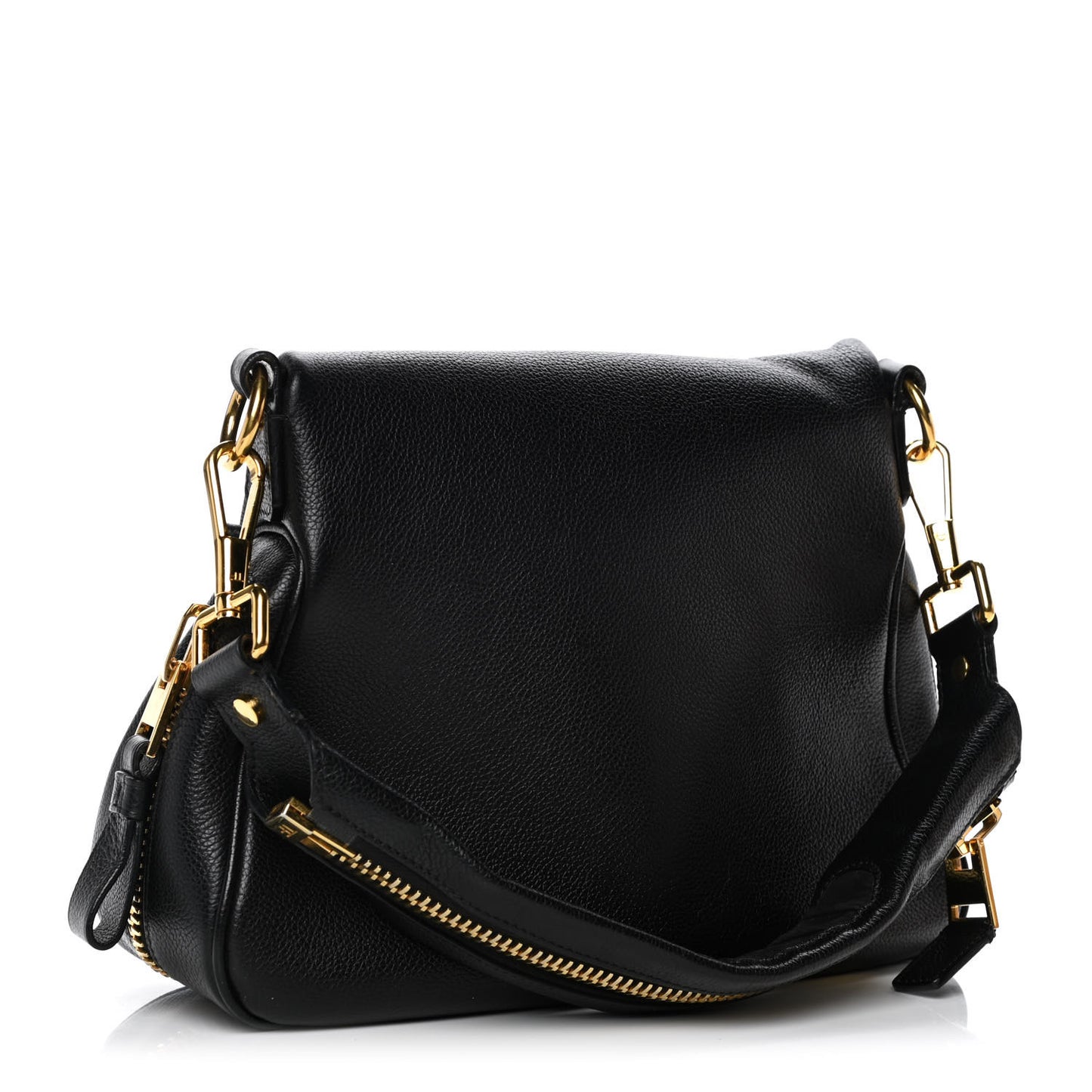 Calfskin Medium Jennifer Crossbody Bag Black