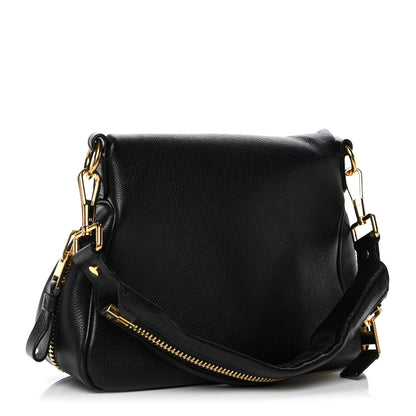Tom Ford Calfskin Medium Jennifer Crossbody Bag Black 2 of 23