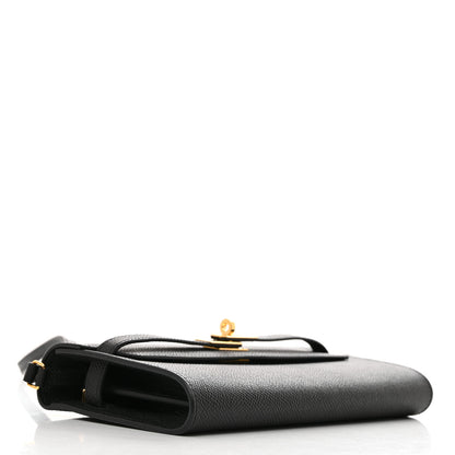Hermes Epsom Kelly Wallet To Go Black 4 of 9