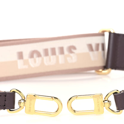 Louis Vuitton Jacquard Speedy Bandouliere 20 Shoulder Strap Beige Brown 3 of 3