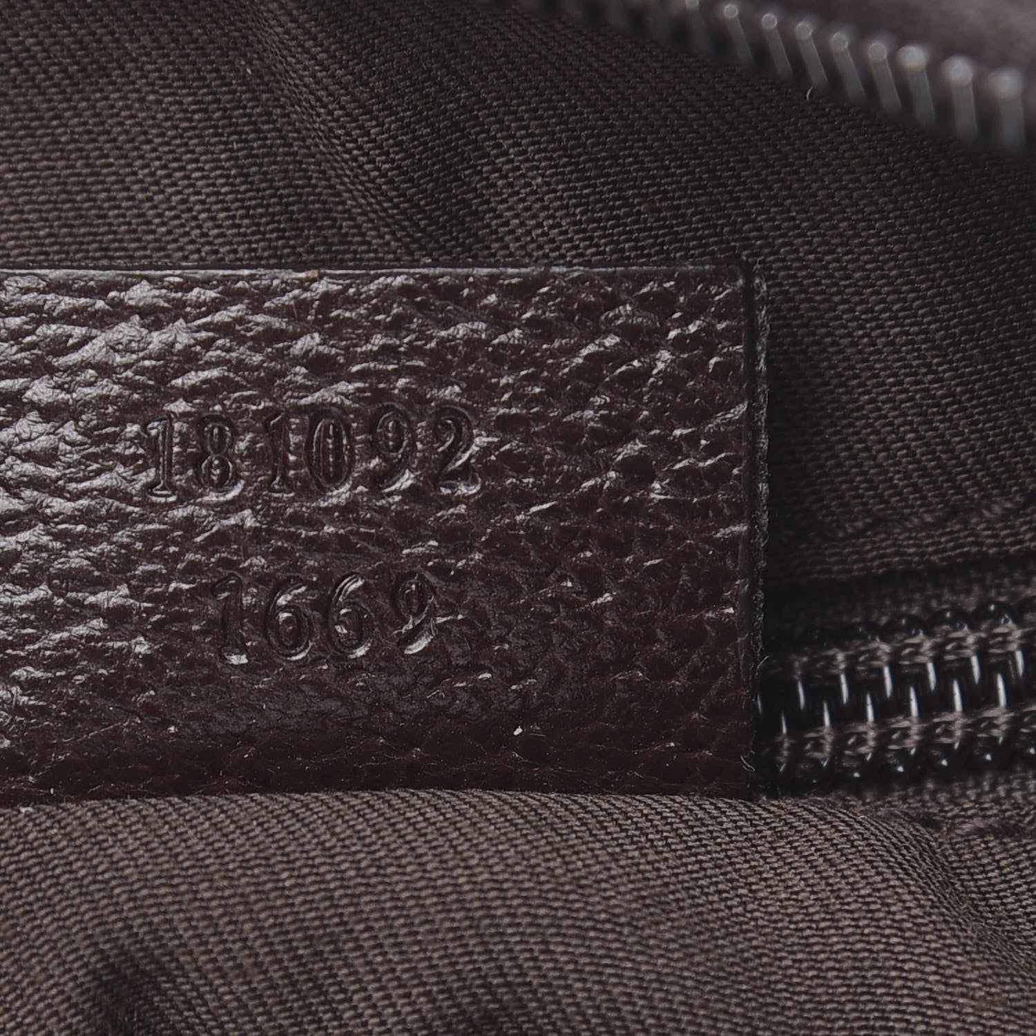 Gucci Monogram Medium Half Moon Hobo Dark Brown 7 of 12