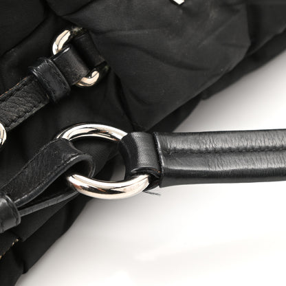 Prada Tessuto Nylon Quilted Shoulder Bag Black 11 of 11
