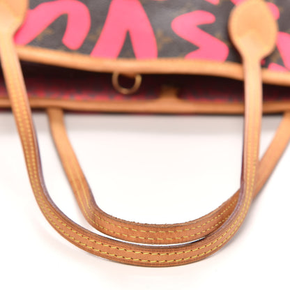 Louis Vuitton Monogram Graffiti Neverfull GM Fuchsia 11 of 15