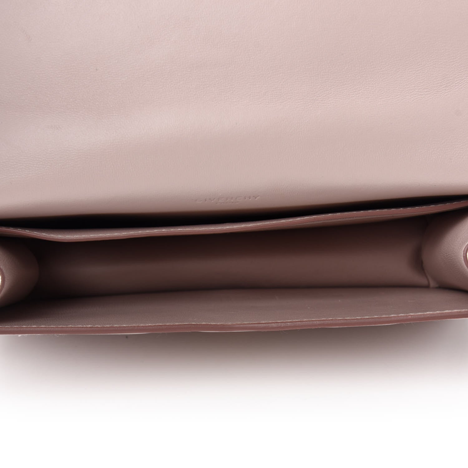 Givenchy Goatskin Quilted GV3 Strap Wallet Pale Pink 5 of 11