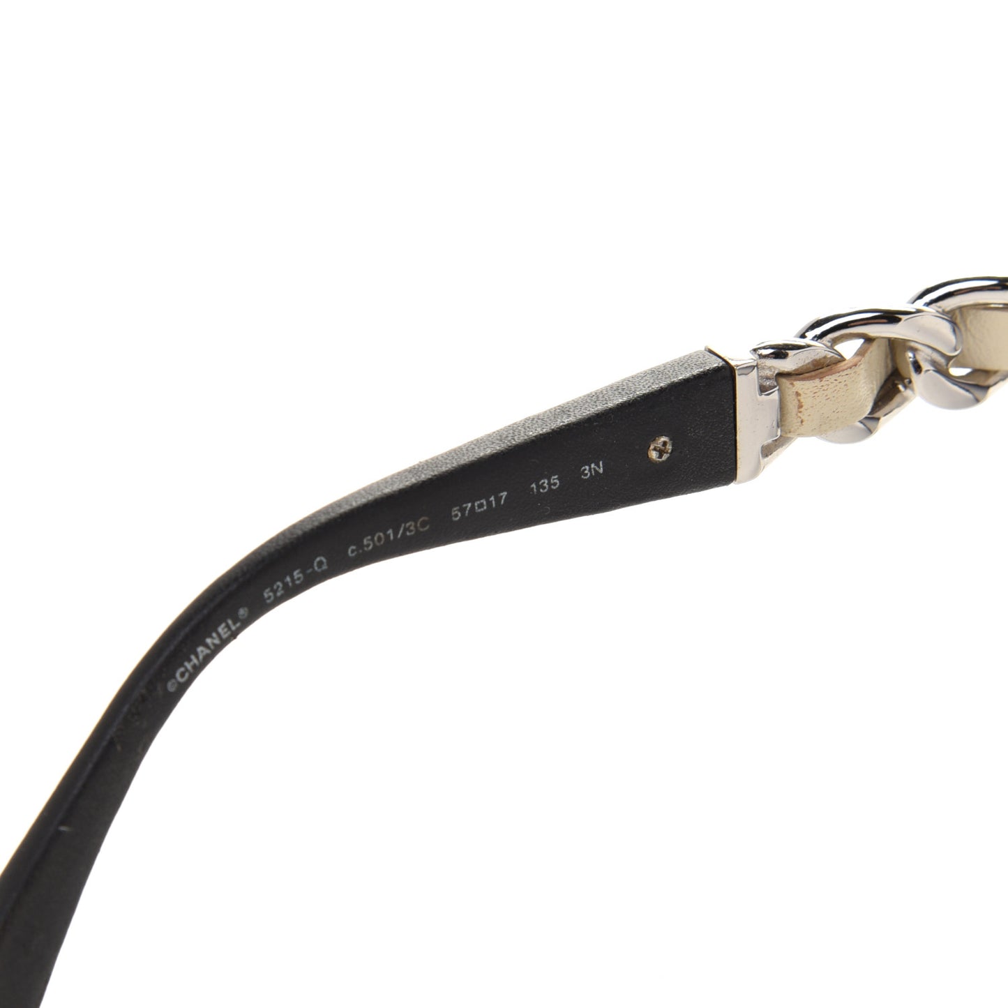 CC Chain Sunglasses 5215Q Black
