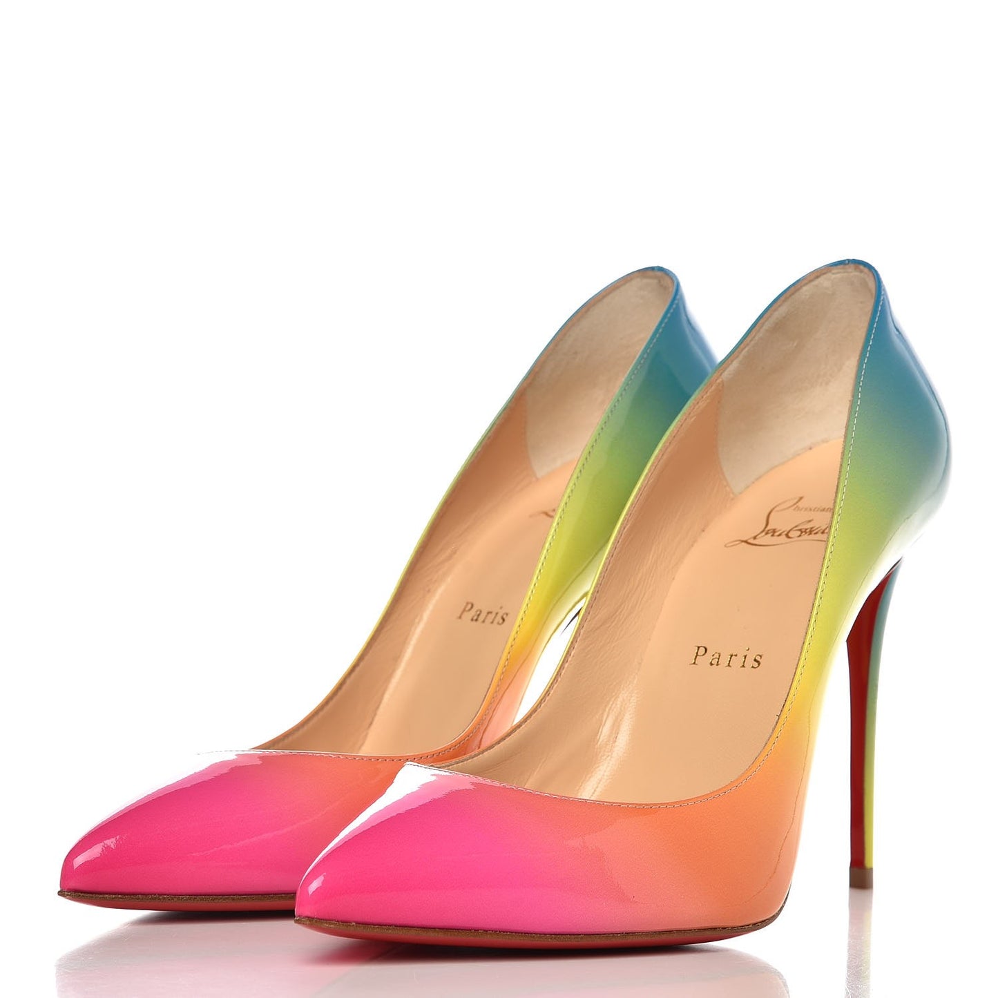 Patent Sunrise Pigalle Follies 100 Pumps 38.5 Multicolor