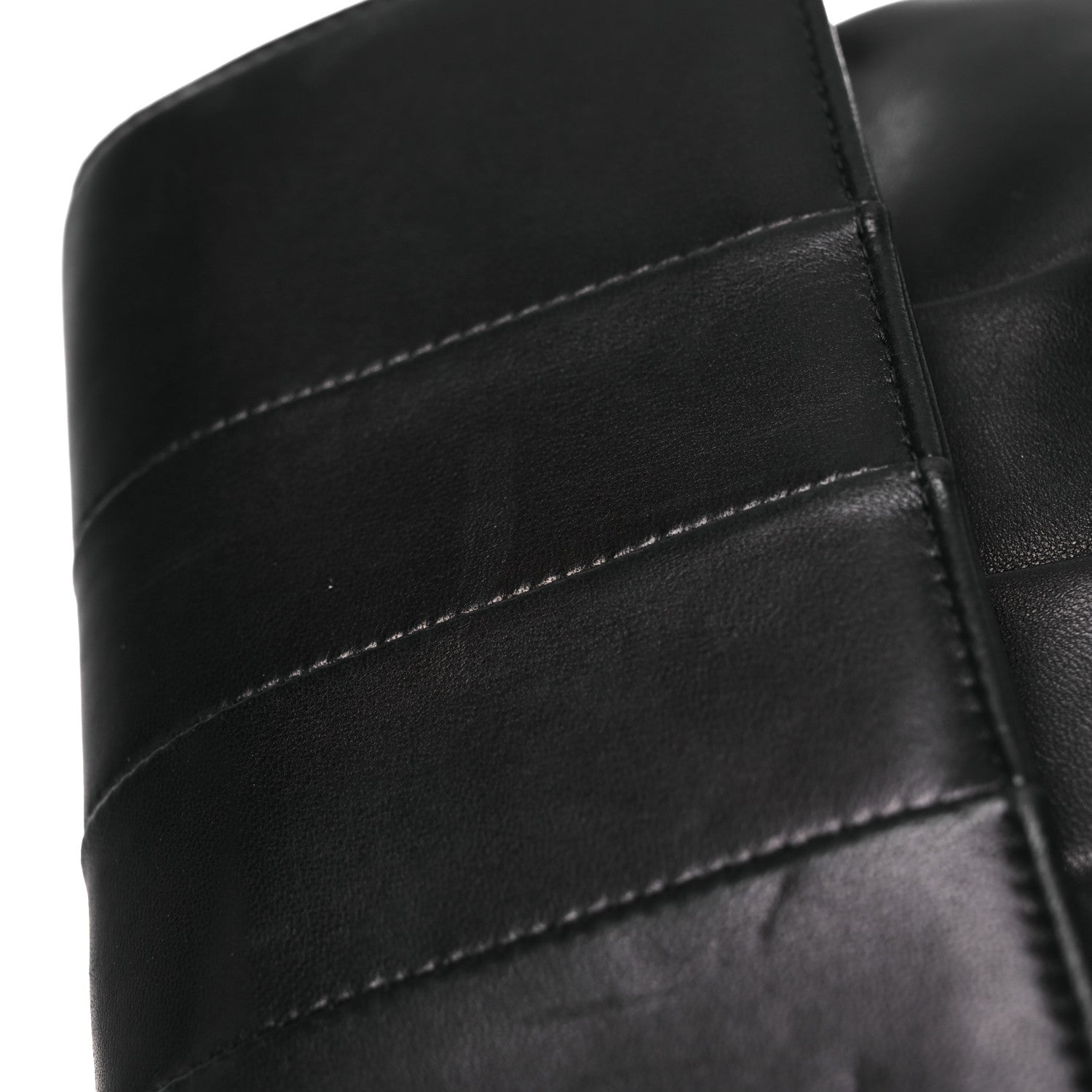 Chanel Lambskin Vertical Quilted Clutch Black 11 of 11