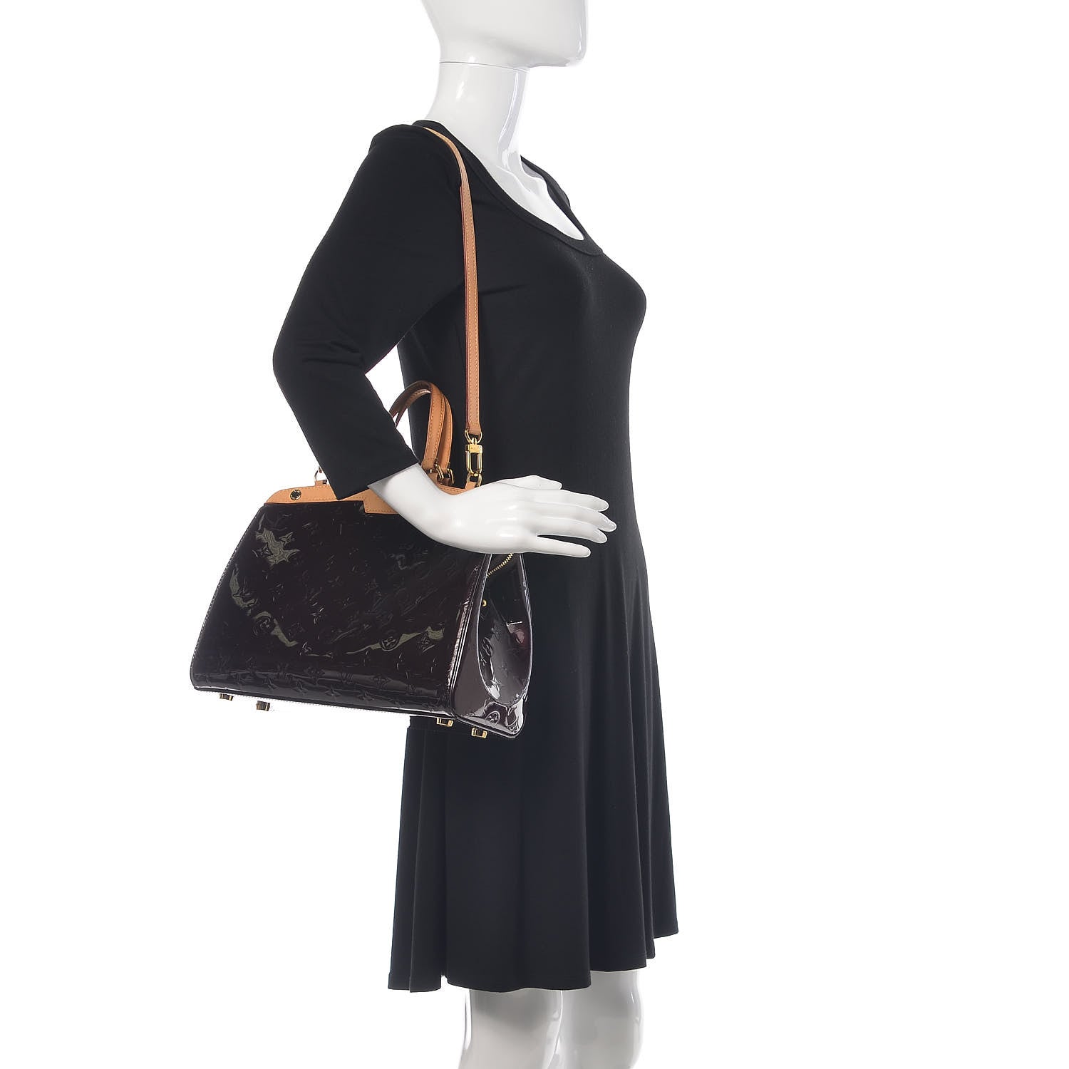 Louis Vuitton Vernis Brea MM Amarante 2 of 13
